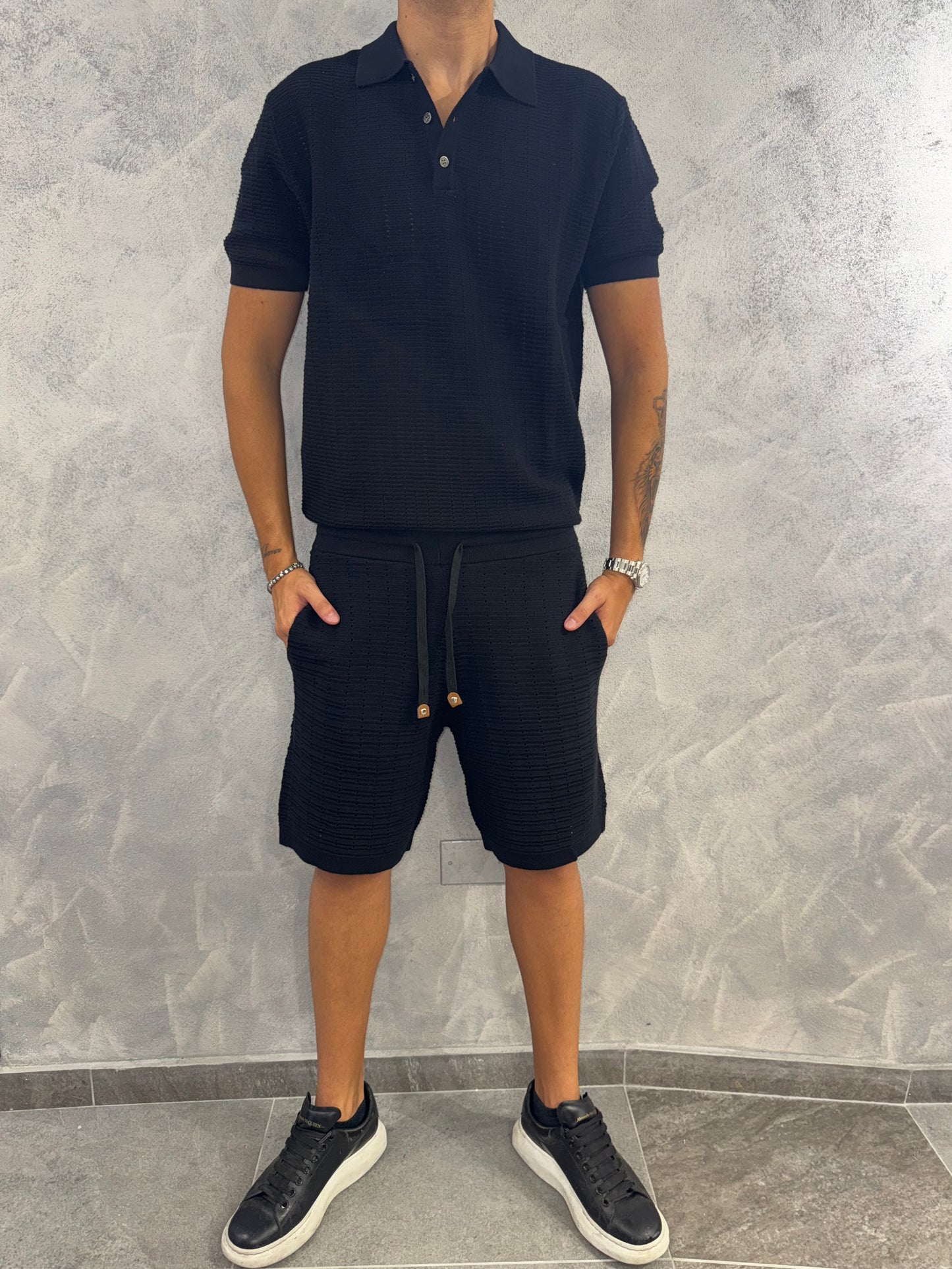 Coordinato hawaii black