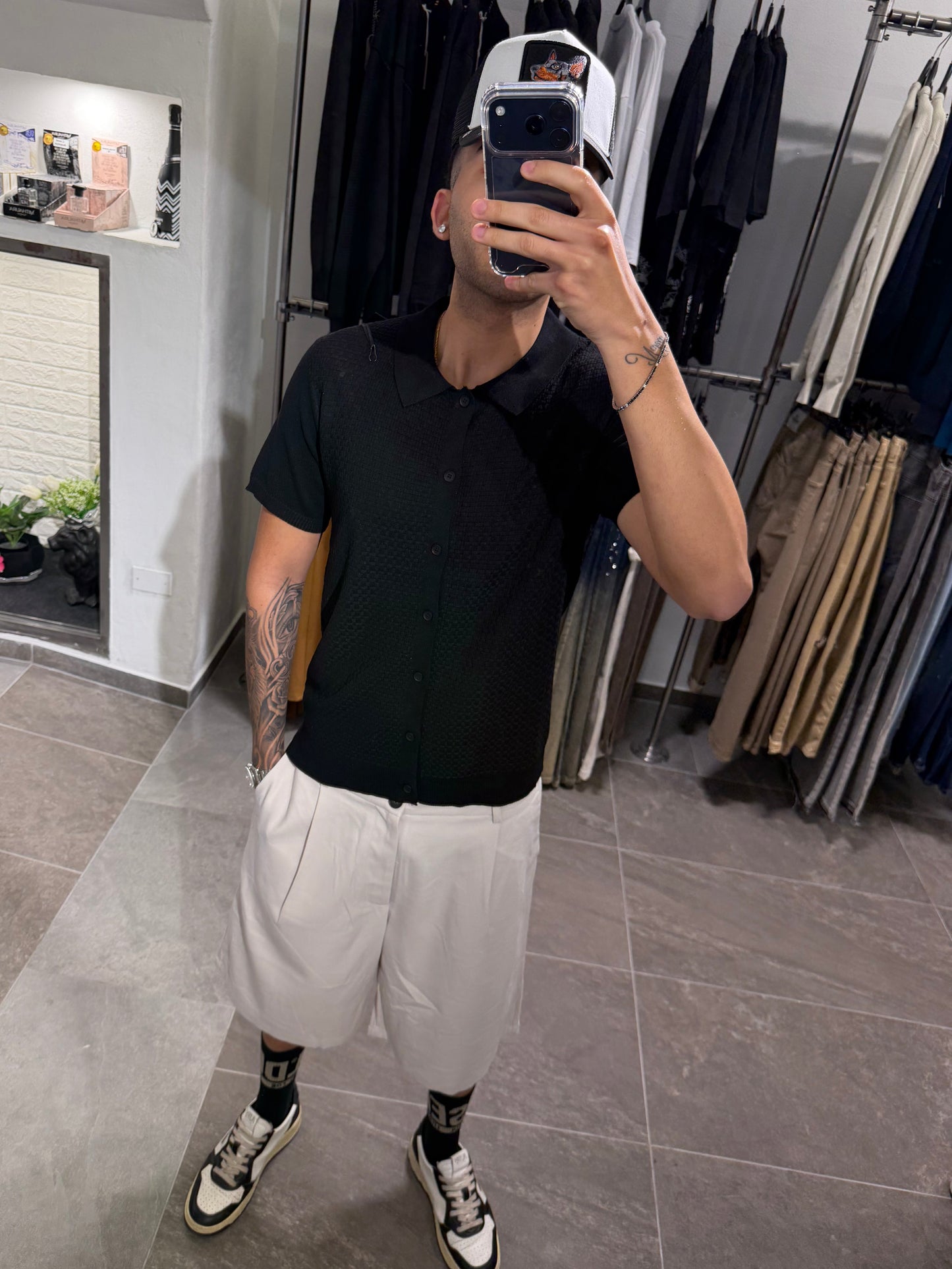 Camicetta in filo black