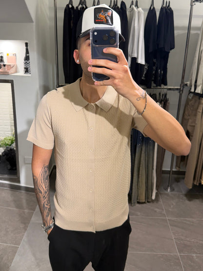 Camicetta in filo beige