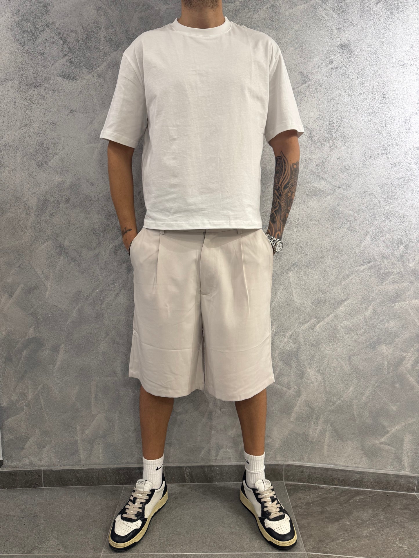 Shorts elegant beige