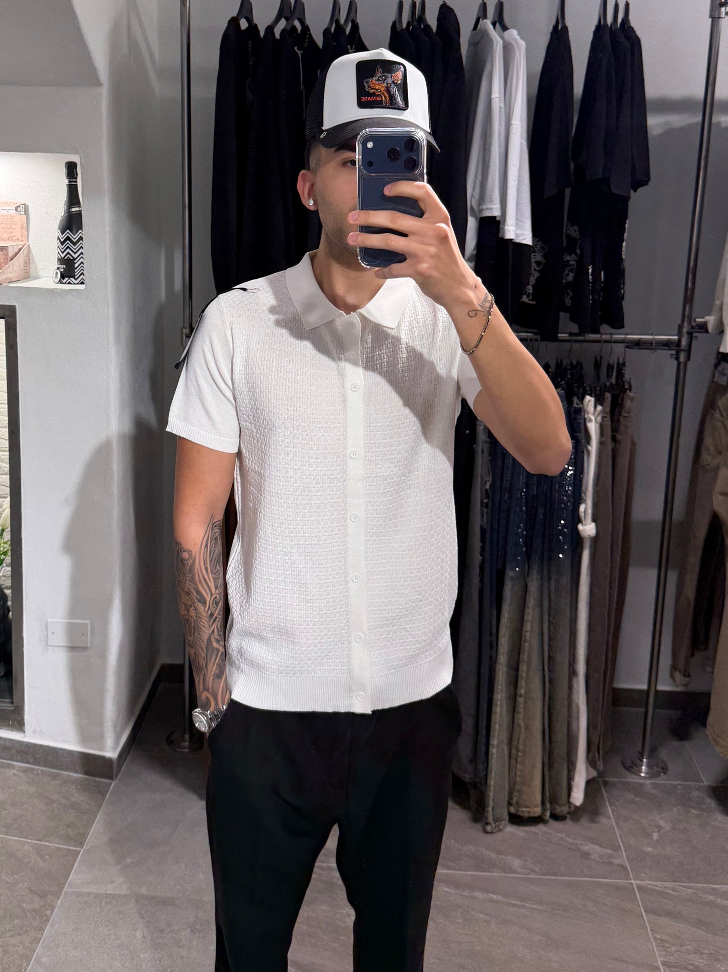 Camicetta in filo white
