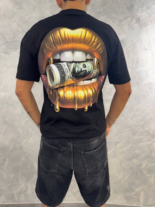 T-shirt dollar gold
