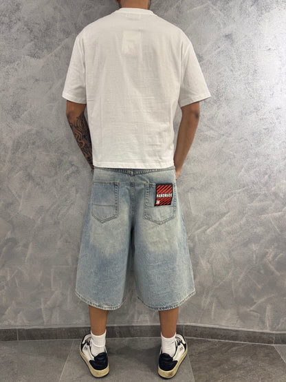Bermuda baggy in jeans