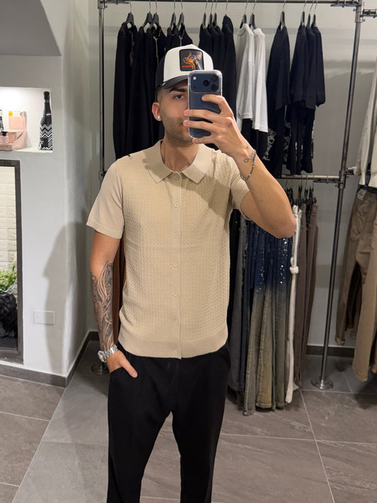 Camicetta in filo beige