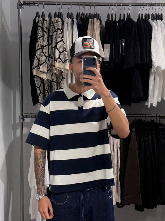 polo righata boxy fit