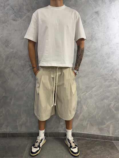 Short baloon beige