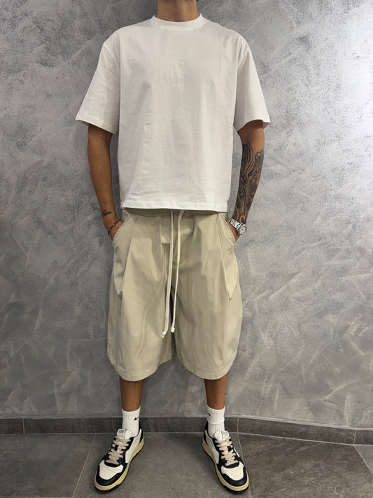 Short baloon beige