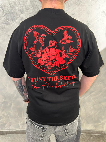 Maglietta uomo Cuore rosso