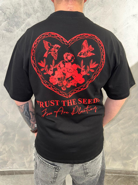 Maglietta uomo Cuore rosso